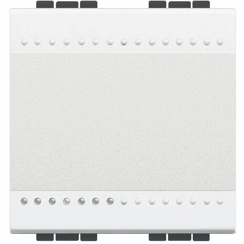 Intrerupator cap cruce Living Light Bticino basculant 2M 16A , culoare alb N4004M2N