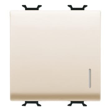 Intrerupator cap scara iluminabil 2M 16A Gewiss Chorus Ivory GW11072