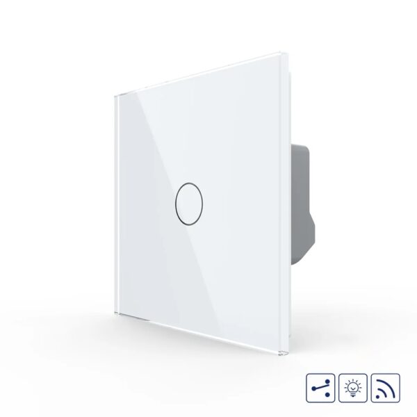 Intrerupator Simplu Cap Scara / Cruce cu Variator, Wireless si Touch LIVOLO VL-FC1SD2R-2G-11
