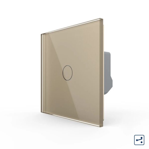 Intrerupator Simplu Cap Scara / Cruce LIVOLO cu Touch VL-FC1S-2G-2A