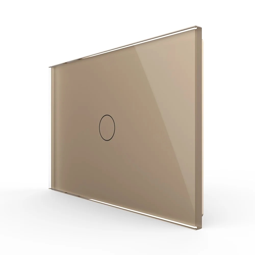 Intrerupator simplu cu touch Livolo din sticla standard italian VL-FC1-3G-13 Intrerupator simplu cu touch Livolo din sticla standard italian VL-FC1-3G-13