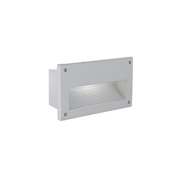 Lampa incastrata exterior EGLO ZIMBA 88575 - E14 1X40W IP44 - Argintiu - alb