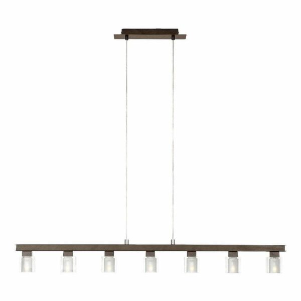 Lustra EGLO TENNO 85129 - G9 7X40W - Cristal - Satinat - Transparent