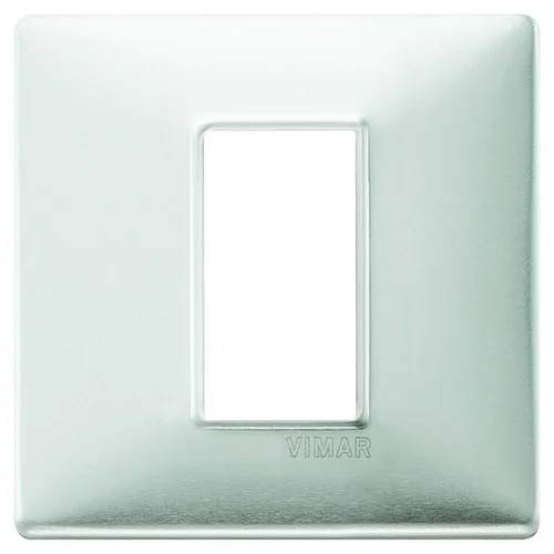 Ornament 1M brushed aluminium vimar Plana 14641.81