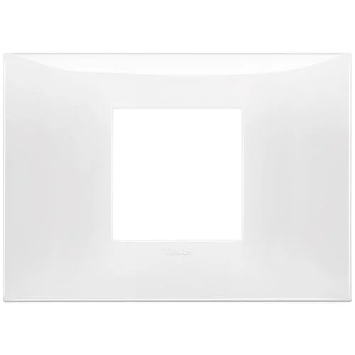 Ornament 2 Module centrat technopolimer white Vimar Neve UP 09672.01