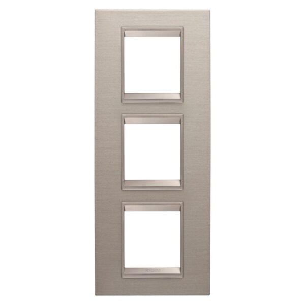 Ornament LUX 2+2+2 Module vertical Aluminiu texturat GW16227XS