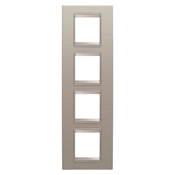 Ornament LUX 2+2+2+2 Module vertical Aluminiu texturat GW16229XS