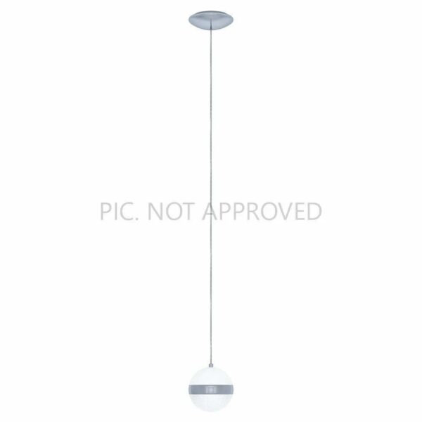 Pendul EGLO LICOROTO 98556 - G9 1X3W D120mm - Alb - Transparent