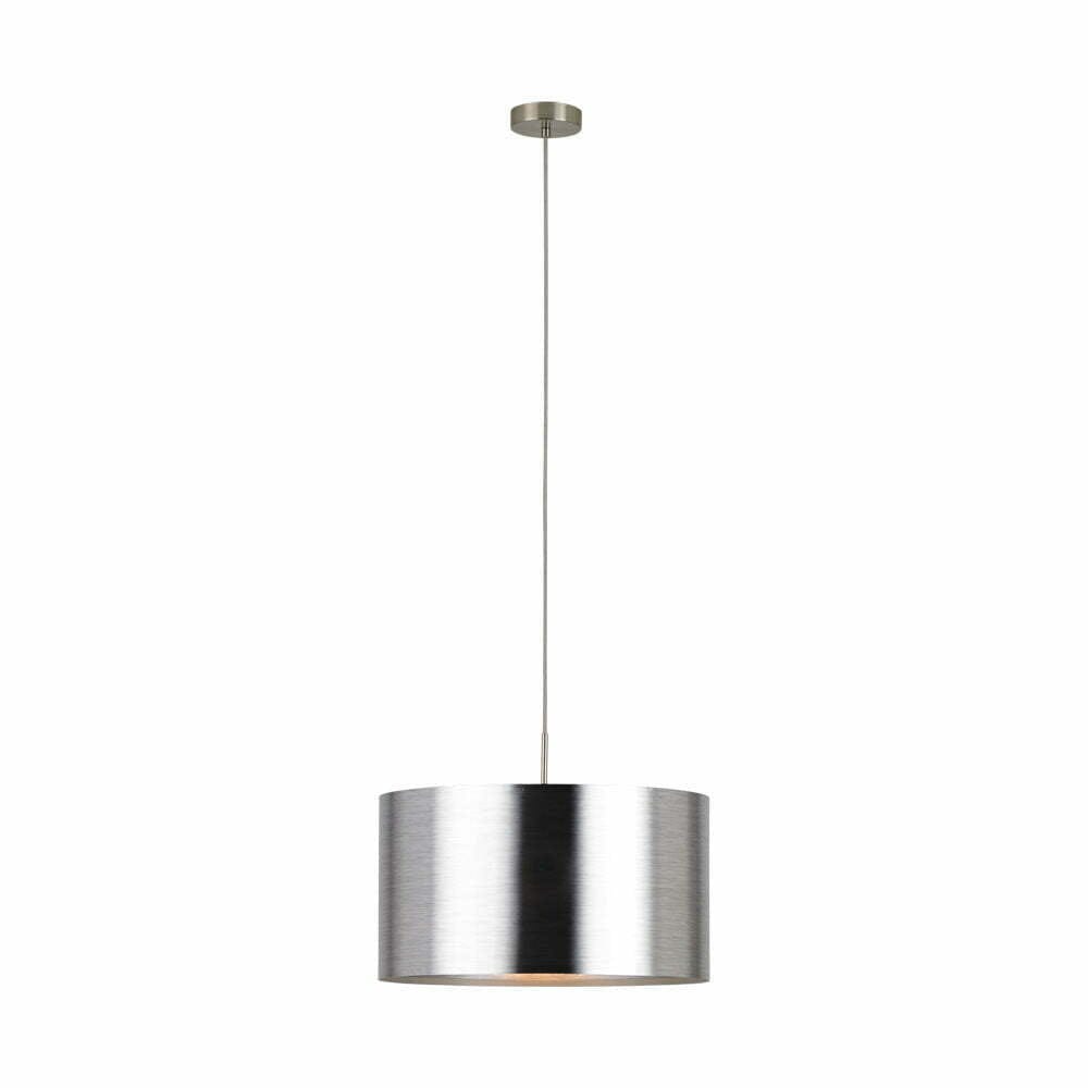 Pendul EGLO SAGANTO 39352 - E27 1X60W D450mm - Argintiu