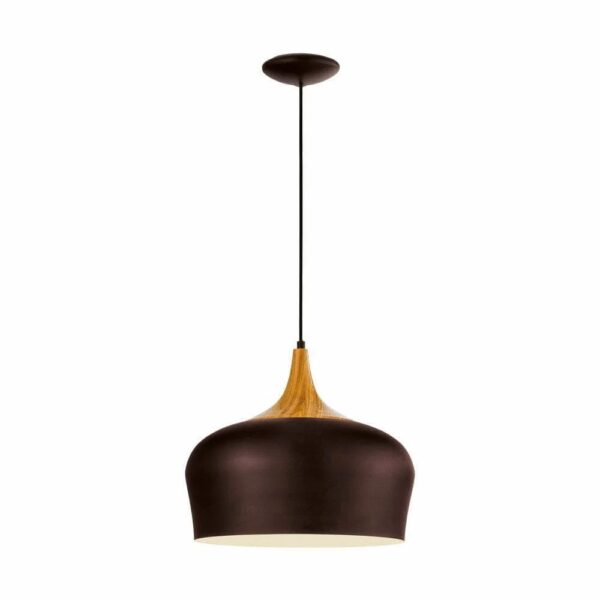 Pendul Obregon Eglo 95385 - E27 1X60W IP20 D350