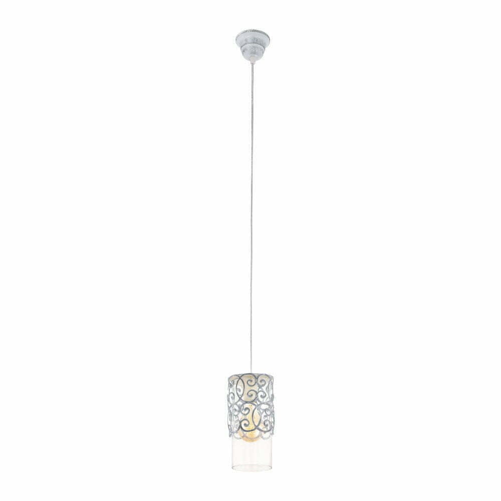 Pendul vintage EGLO CARDIGAN 49202 - E27 1X60W D120mm - Transparent