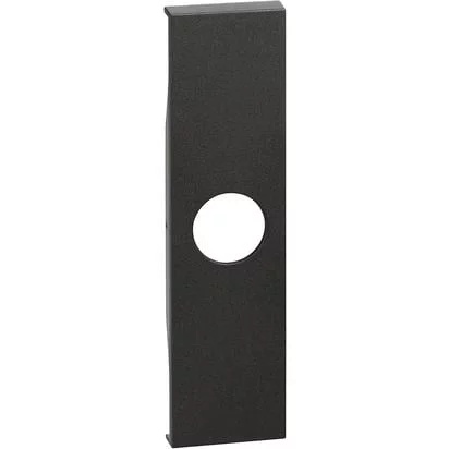 Placa priza TV 1M neagra Living Now KG08