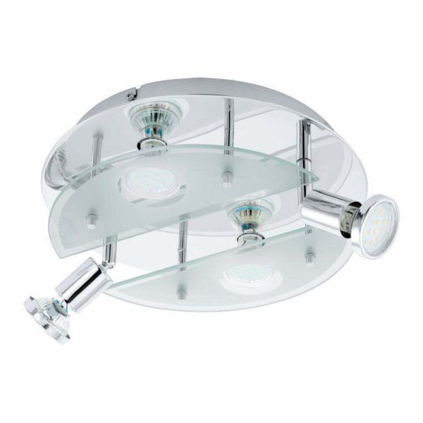 Plafoniera Cabo 1 Eglo 93085 - GU10 4X2,8W 3000K IP20
