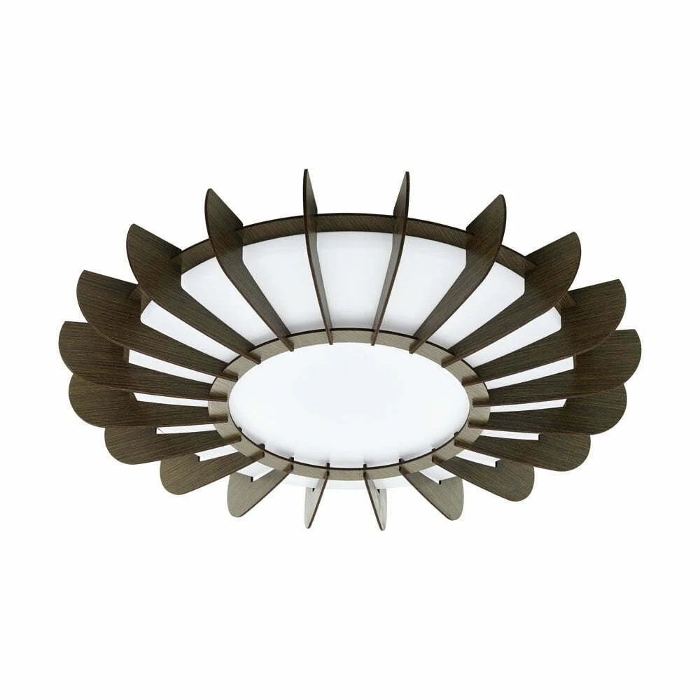 Plafoniera EGLO ARAPILES 98261 – LED 33W 3500lm 3000K D560mm – Lemn – Maro Plafoniera EGLO ARAPILES 98261 - LED 33W 3500lm 3000K D560mm - Lemn - Maro