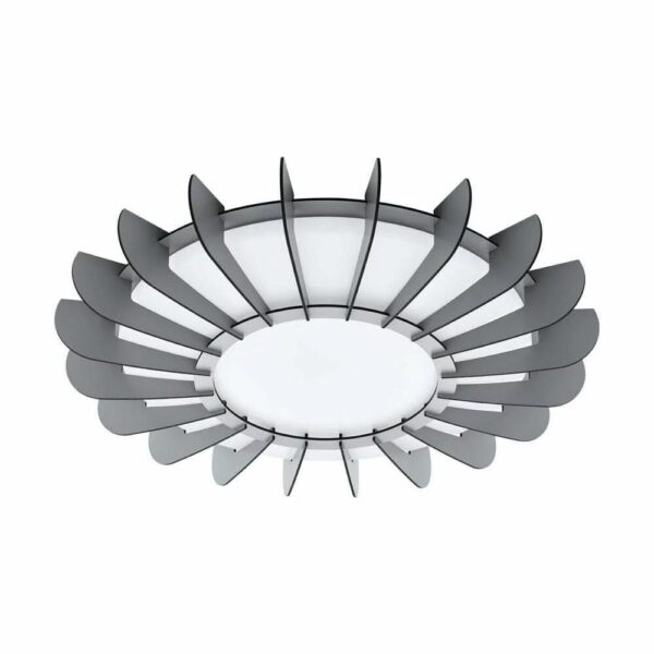 Plafoniera EGLO ARAPILES 98262 - LED 33W 3500lm 3000K D560mm - Lemn - Gri