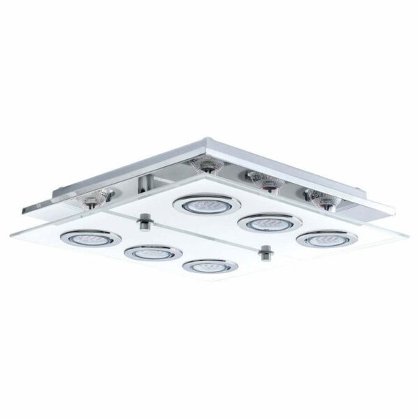 Plafoniera EGLO CABO 30932 - GU10 6X3W - Sticla satinata - Crom