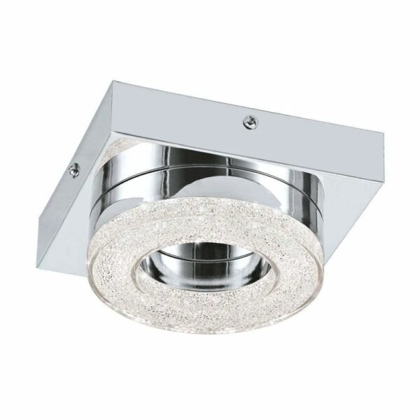 Plafoniera EGLO FRADELO 95662 - LED 1X4W 400lm 3000K - Cristal - Transparent - Crom
