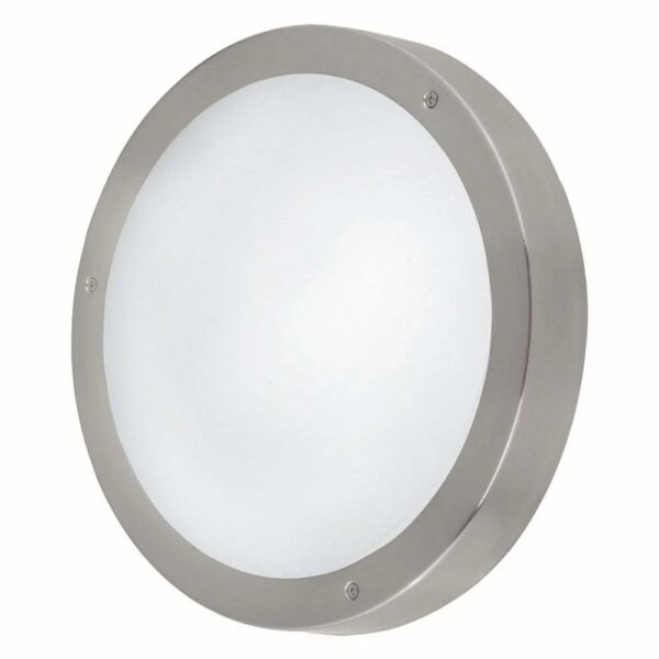 Plafoniera exterior EGLO VENTO 1 94121 - LED 11W 950lm 3000K IP44 D285mm - Sticla - Inox