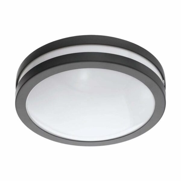 Plafoniera inteligenta exterior EGLO LOCANA-C 97237 - LED RGB 14W 1400lm 3000K IP44 D260mm - Otel zincat - Alb