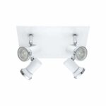 Plafoniera Tamara 1 Eglo 95995 - GU10 4X3W IP44