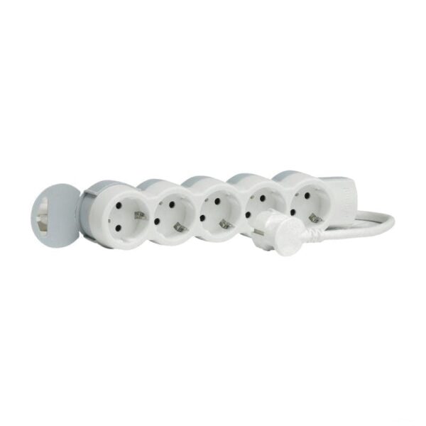 Prelungitor 5 prize 5 metri 16A putere maxima 3500W la 230V Legrand 695013