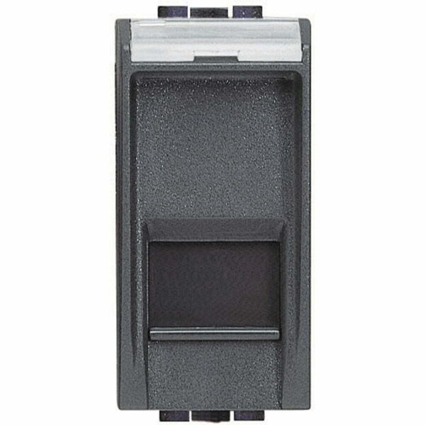 Priza date UTP CAT5E Living Light Bticino RJ45 1M culoare antracit L4279C5E