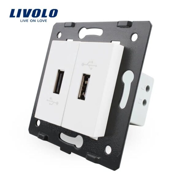Priza Dubla USB Livolo VL-2USB-11
