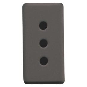 Priza standard italian 1M 10A Gewiss system negru GW21201