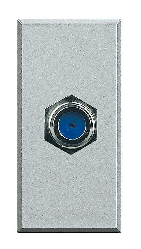 Priza TV tip F Axolute Bticino 1M culoare aluminiu HC4269F