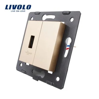 Priza USB Livolo VL-FCUS-1AP