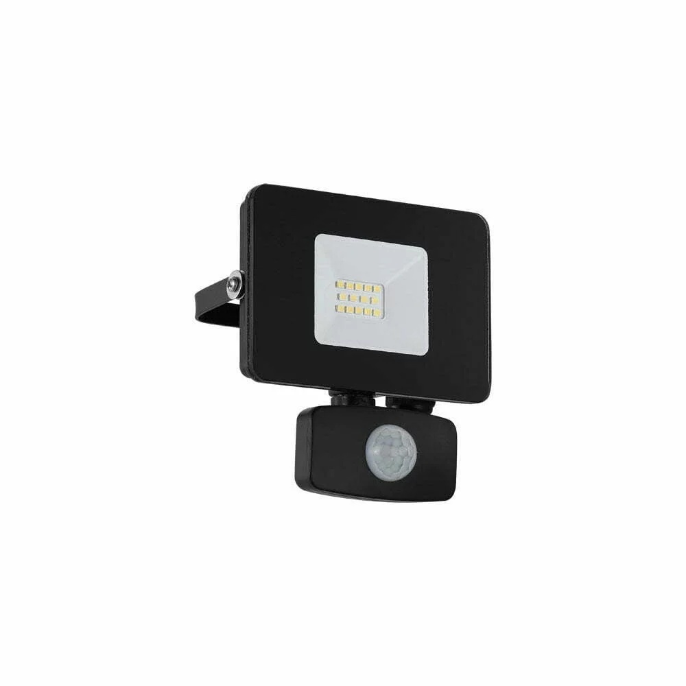 Proiector exterior cu senzor de miscare EGLO FAEDO 3 97459 - LED 10W 900lm 5000K IP44 - Negru