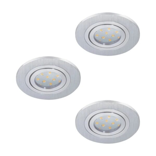 Set 3 spoturi Areitio Eglo 98639 - GU10 3X4,6W IP20 D110