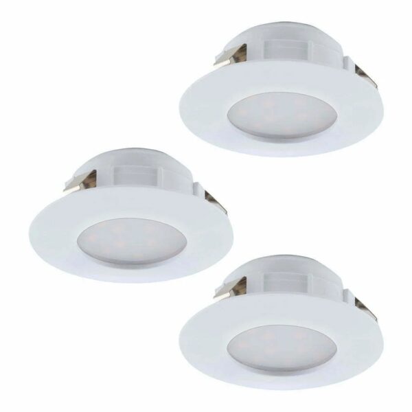 Set 3 spoturi Pineda Eglo 95821 - LED 3X4,9W 3000K IP44 D78