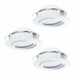 Set 3 spoturi Pineda Eglo 95851 - LED 3X4,9W 3000K IP20 D84