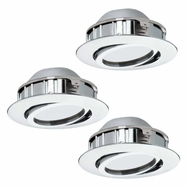 Set 3 spoturi Pineda Eglo 95852 - LED 3X4,9W 3000K IP20 D84