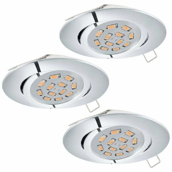Set 3 spoturi Tedo Eglo 95362 - GU10 3X5W IP20 D80
