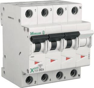 Siguranta aut. 10A 3P+N 4,5ka Eaton PL4-CLS4-C10/3N