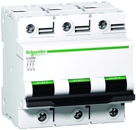 Siguranta aut.125A 3P 10ka C120N Schneider A9N18369