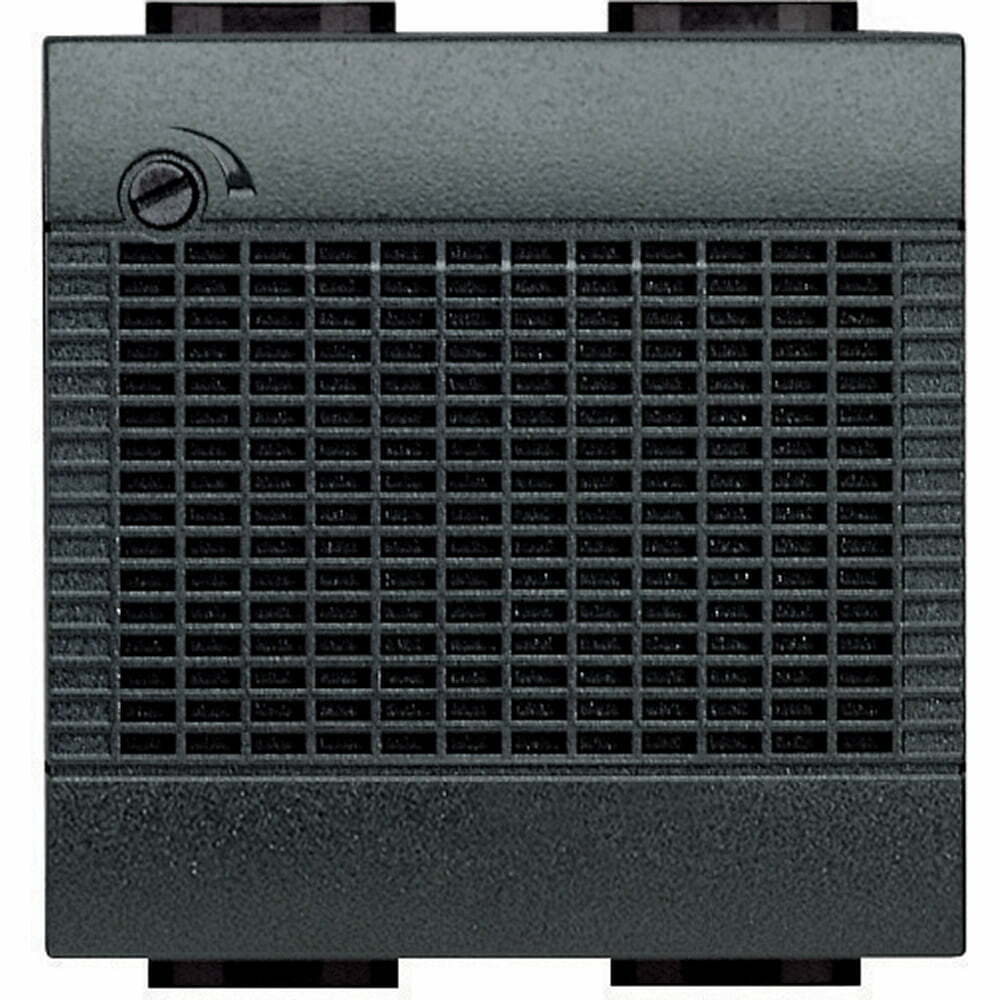 Sonerie 3 sunete Living Light Bticino 12V c.a.electronica 2M culoare antracit L4355/12