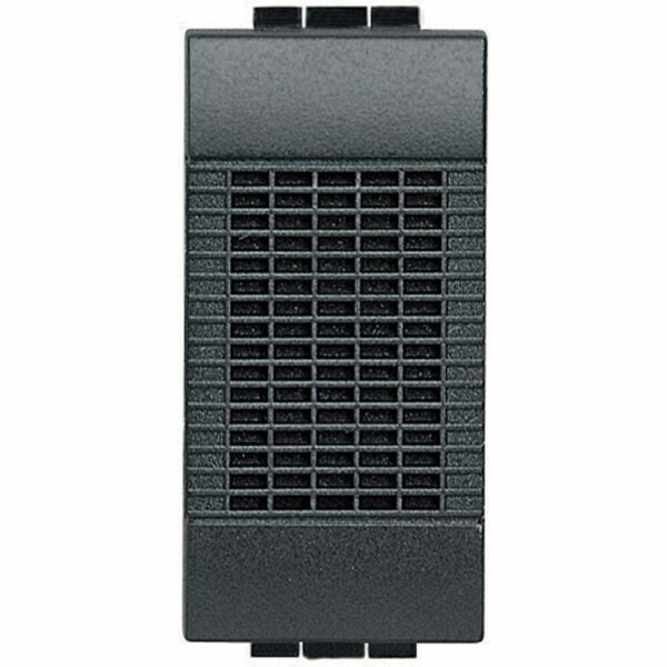 Sonerie modulara 12V Living Light Bticino buzer-5VA-74 dB 1M culoare antracit L4356/12