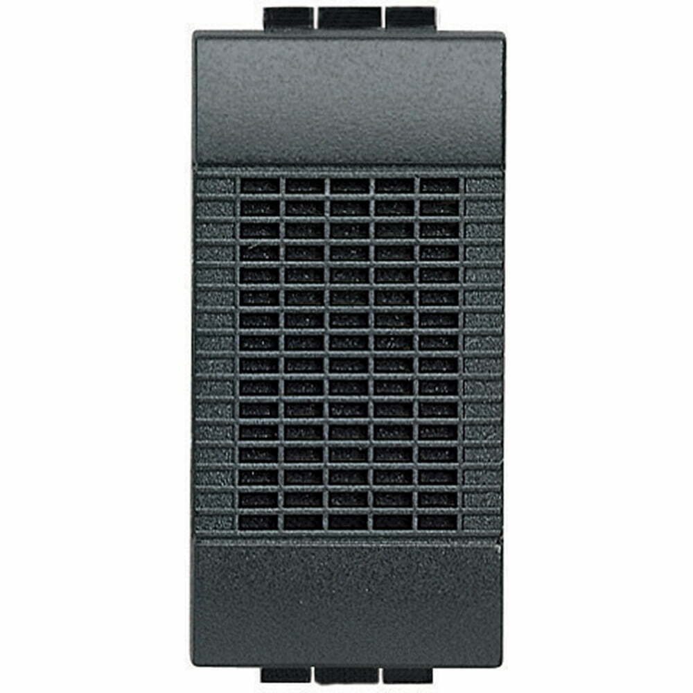 Sonerie modulara 230V Living Light Bticino buzer-8VA-75 dB 1M culoare antracit L4356/230