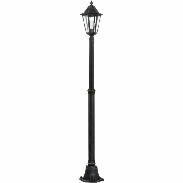 Stalp exterior EGLO NAVEDO 93464 - E27 1X60W IP44 D230mm - Argintiu Patinat - Negru