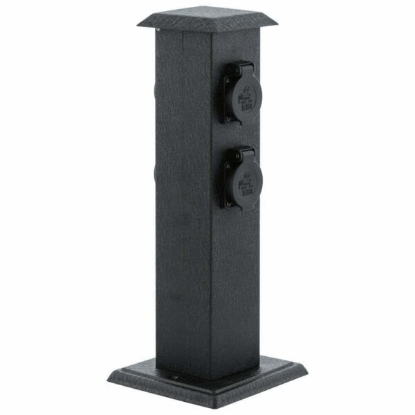 Stalp exterior EGLO PARK 4 93426 - IP44 - Negru
