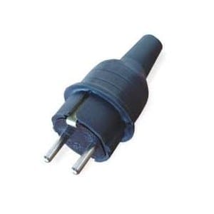 Stecher/Fisa cauciuc cu iesire dreapta negru 16A Freder 31-222 070/03pvc