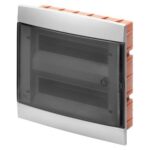 Tablou electric 24M de distributie ingropat Gewiss Culoare Gri Titan GW40233VT