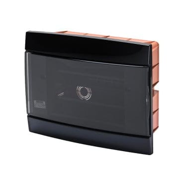 Tablou electric 8M de distributie ingropat Gewiss Culoare Negru GW40225TN