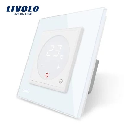 Termostat Livolo pentru sisteme de incalzire electrice VL-FCQ1-2WPS72-11