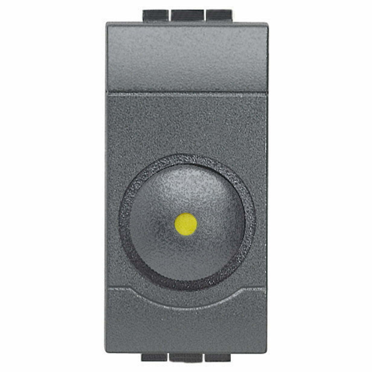 Variator de tensiune rotativ 100-500W Living Light Bticino 1M ,culoare antracit L4406