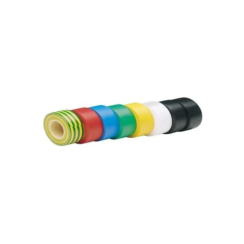 Banda izolatoare ignifuga 19 X 25m, verde - ELEMATIC – Materiale si accesorii electrice, Banda izolatoare – vedere frontală