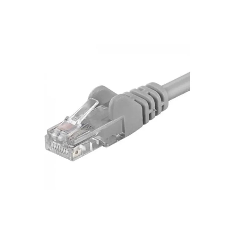 Patchcord UTP RJ45-RJ45 Cat.5e 7m, gri Patchcord UTP RJ45-RJ45 Cat.5e 7m, gri – Patch cord-uri UTP/FTP/SFTP, UTP – vedere frontală